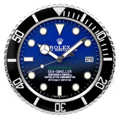 rolex sea dweller wall clock|rolex sea dweller bezel.